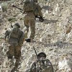 Infantrymen climbed rocky terrain in Afghanistan.